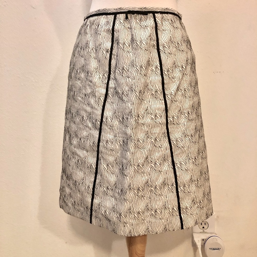 Tracy Reese Black/White Mini Skirt